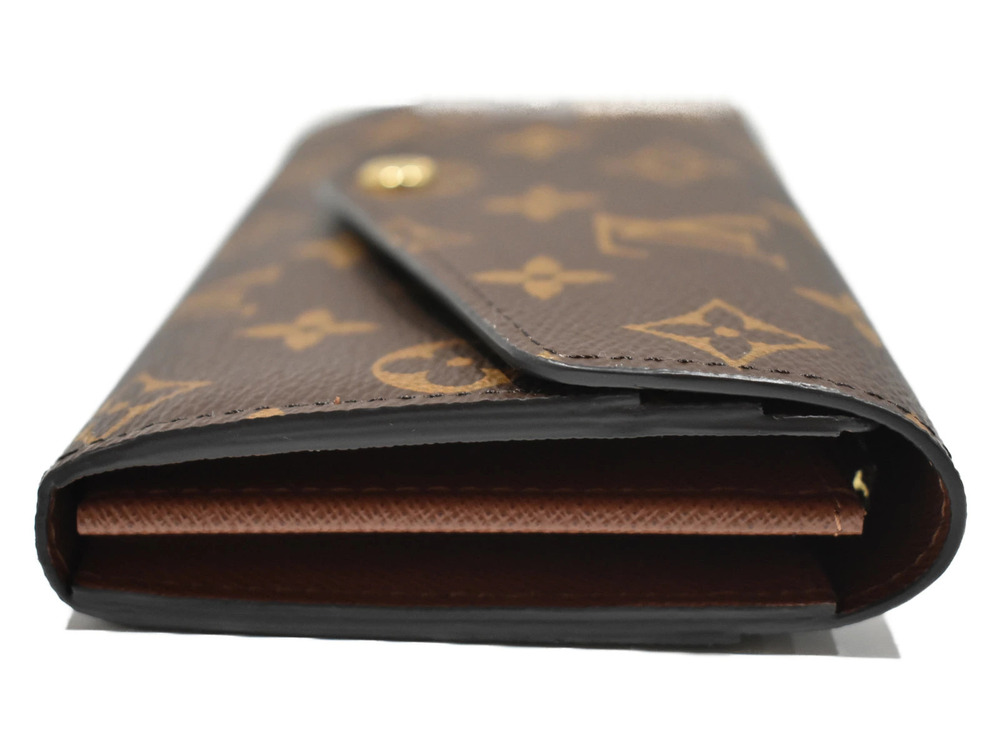 Louis Vuitton Long Wallet Canvas Monogram Portefeuille Sarah Brown
